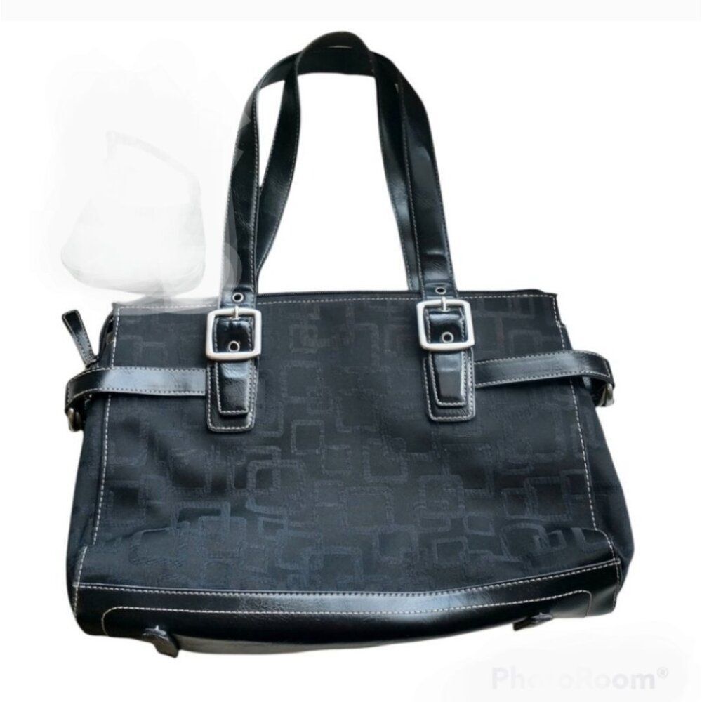 Large Nine West Black Tote Purse